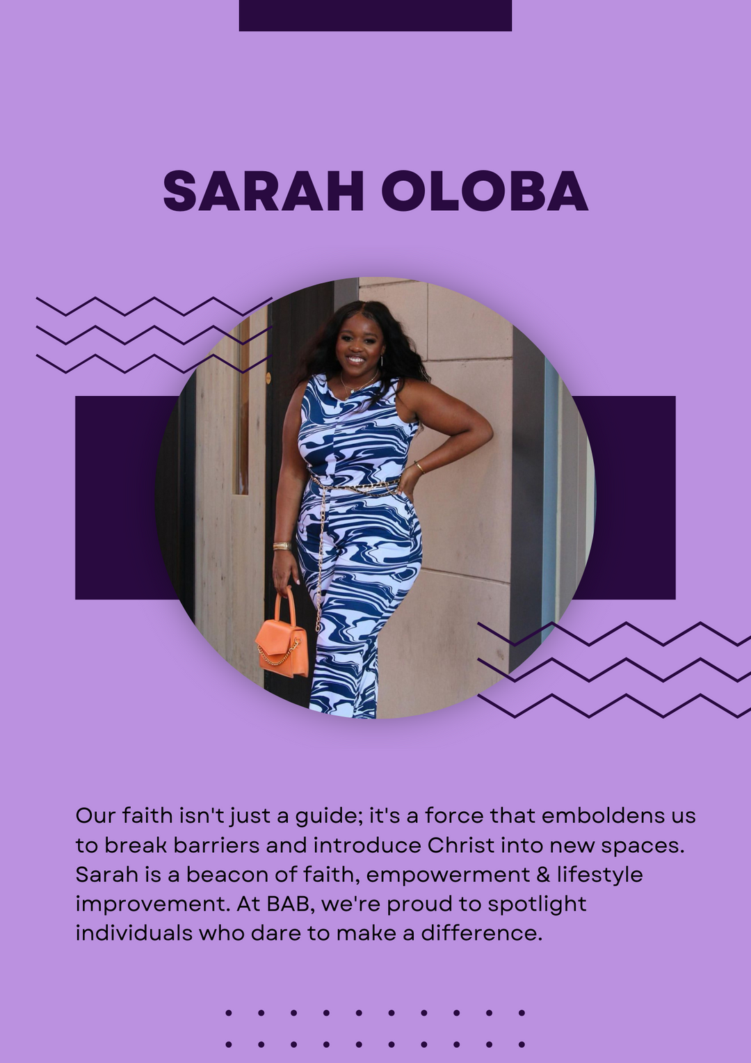 Sarah Oloba: Empowering with Faith & Boldness