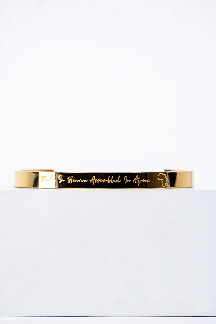 Made in Heaven| Assembled in Africa Cuff Bracelet