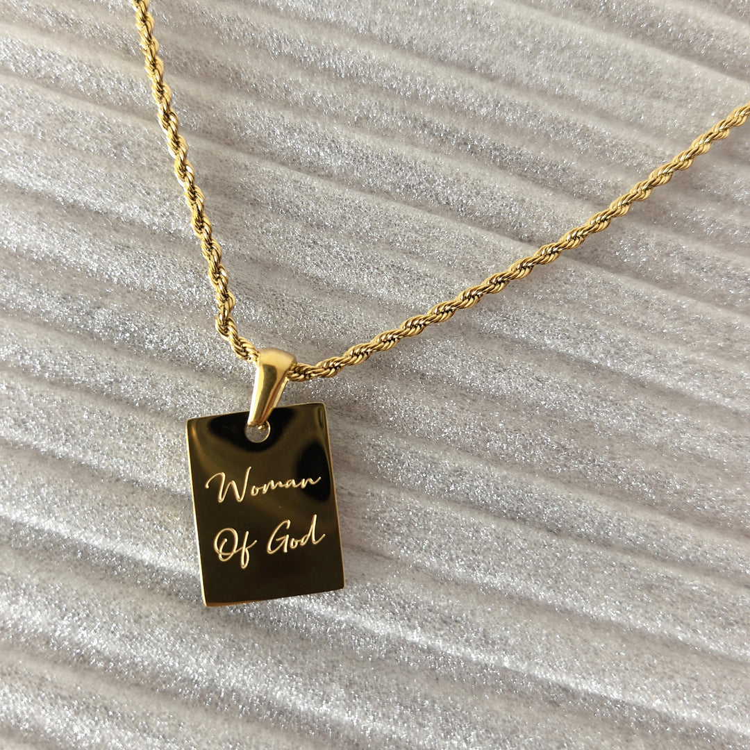 “Woman Of God” Necklace