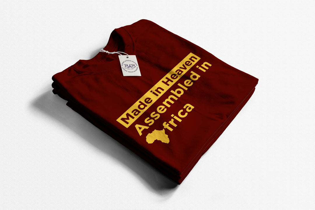 "Made in Heaven|Assembled in Africa" T-shirt